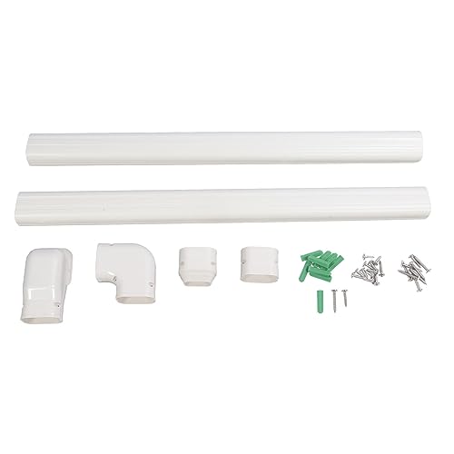 TIKATARER Mini-Split-Line-Set-Abdeckung, PVC-Klimaanlagenabdeckungen für den Innenbereich. Mini-Split-Line-Set-Abdeckung mit Wandabdeckung, Geraden Kanälen und Kupplungen für 1–5 TIKATARER Mini-Split-Line-Set-Abdeckung, PVC-Klimaanlagenabdeckungen für den Innenbereich. Mini-Split-Line-Set-Abdeckung mit Wandabdeckung, Geraden Kanälen und Kupplungen für 1–5 von TIKATARER