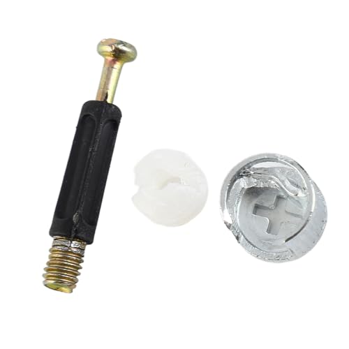 TIKATARER Möbelhardware, 100 Sets Nockenschlösser für Möbel 3 in 1 Exzentrischem Rad Verbindungsstück von TIKATARER