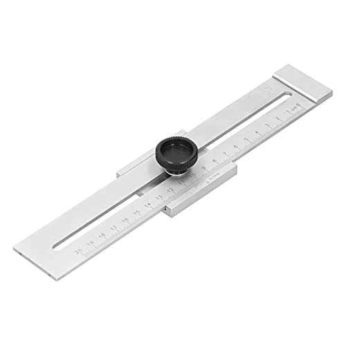 TIKATARER Parallel Herrscher, Lochschreiber Lineal 0‑200mm Folie Rule Lineal Schreiber Parallel Schieber Markierung Holzbearbeitungsschreiber Gekreuzt - Out Tool Carpentry Marker Linie von TIKATARER