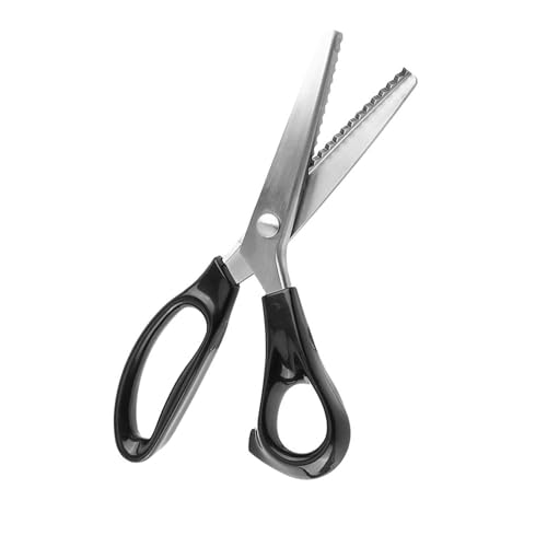 TIKATARER Schere Zum Stoff Schneiden, Scherenkomfortgriffe Handwerksfisch -Schere Handheld Drahtschere Dekorative Kanten Pinking Scherze (5 mm) von TIKATARER