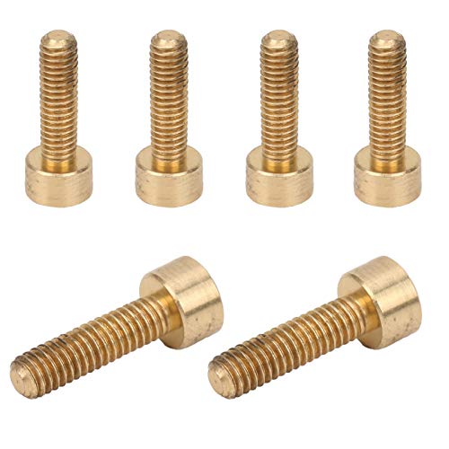 TIKATARER Sockelkopfschrauben, 50pcs Cap Hex Sockel Schraubenmaschinenschrauben Kupferbefestigungsmittel Hardware -Werkzeuge Industrielle Versorgung M4 (M4*14) von TIKATARER