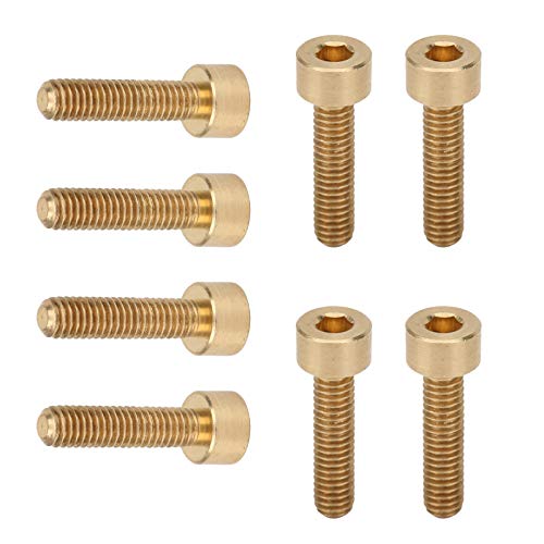 TIKATARER Sockelkopfschrauben, 50pcs Cap Hex Sockel Schraubenmaschinenschrauben Kupferbefestigungsmittel Hardware -Werkzeuge Industrielle Versorgung M4 (M4*16) von TIKATARER
