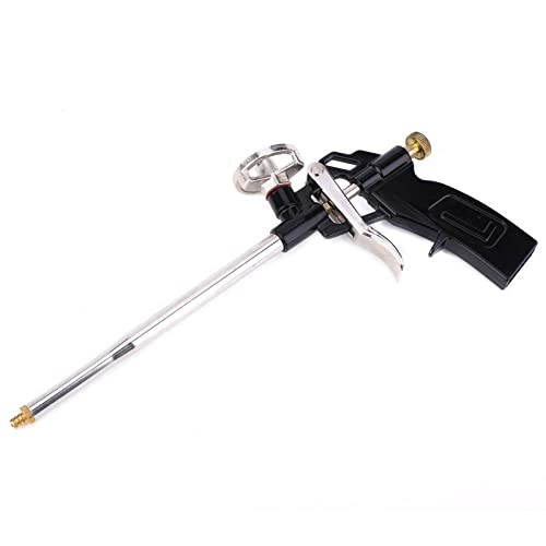 TIKATARER Sprühschaumpistole, PTFE Foam Gun Foam Sprühgerät Sprühpistole Aluminium Füllstrahlwerkzeug für Balkontüren Fenster 34 (l/min) von TIKATARER
