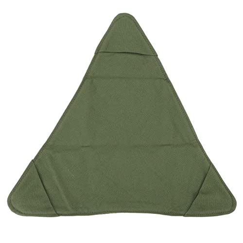 TIKATARER Stativhocker, Leinwand Stuhltuch Campinghocker Fischereisitz Sitz mit Seilklapphocker für Camping -Wanderwanderungen Rucksack -Gartenarbeit (Green) von TIKATARER