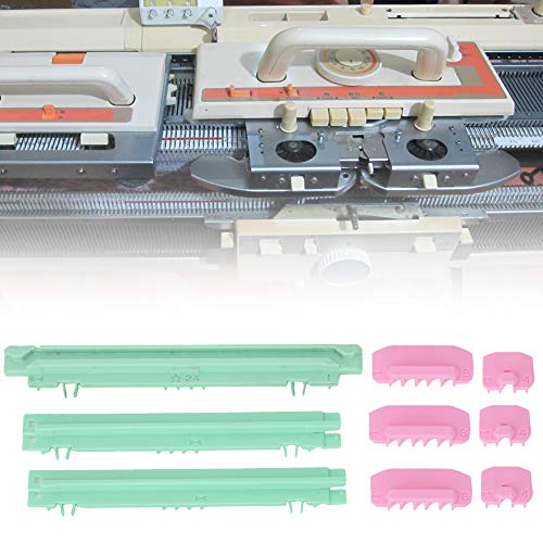 TIKATARER Strickmaschine, 17 Stcs Motiv Cam L Punkte Nocken Spitzenwagen Ersatzteile Häkelmaschine Professional für Bruder Strickmaschine Zubehör KH860 KH871 KH891 KH894 von TIKATARER