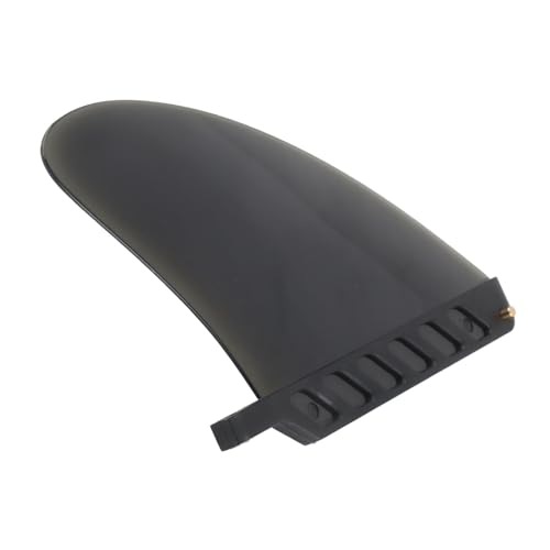 TIKATARER Surfboard -Flossen, PVC Longboard Paddle Board Große Tail -Flossen Ersatzteile Surfenzubehör Tauchflossen für Surfboard, Stand Up Paddle Board, Longboard (Black) von TIKATARER