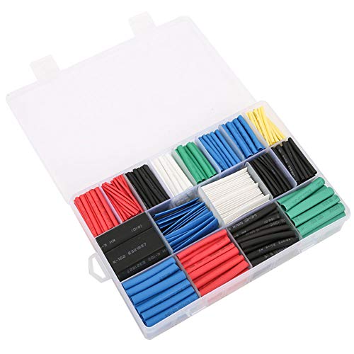 TIKATARER Wärme Schrumpfschläuche Kit, 670pcs Gemischt Farbig Elektrisch Wärme Schrumpfrohr Wärme Schrumpfklebeband Kabelschläfe Schrumpfbare Rohrschläferrohr -Wickelkabel -Kabel -Kit für TIKATARER Wärme Schrumpfschläuche Kit, 670pcs Gemischt Farbig Elektrisch Wärme Schrumpfrohr Wärme Schrumpfklebeband Kabelschläfe Schrumpfbare Rohrschläferrohr -Wickelkabel -Kabel -Kit für von TIKATARER