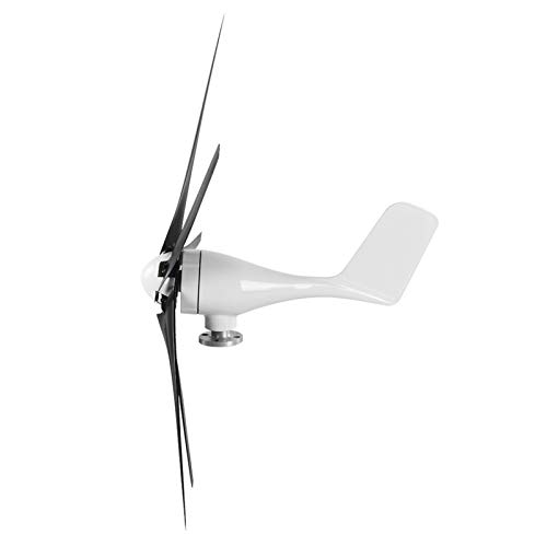 TIKATARER Windmühlengenerator, 800 -W -Windturbinen, 5 Klingen Kleiner Windmühlengenerator für Ladeboote, Terrassen und Hütten (12V) von TIKATARER