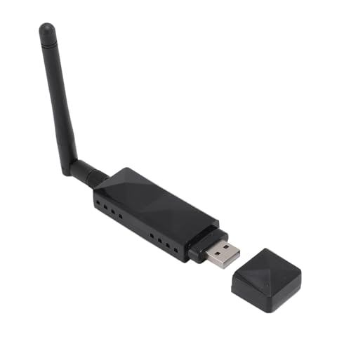 WiFi -Adapter für Desktop -PC, Drahtloser USB -WiFi -Adapter 150 Mbit/S USB WiFi Adapter PC WiFi -Adapter Stabile Verbindung Wireless Network Card mit 2DBI -Abnehmbarer Antenne von TIKATARER