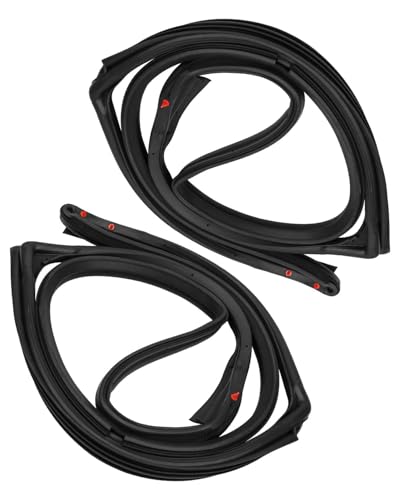 TIKSCIENCE Türdichtungs-Set für Vordertür, passend für Jeep Wrangler JK 2007–2018, linke und rechte Seite, ersetzt 12303.21, 12303.22, 55395274AW, 55395275AW TIKSCIENCE Türdichtungs-Set für Vordertür, passend für Jeep Wrangler JK 2007–2018, linke und rechte Seite, ersetzt 12303.21, 12303.22, 55395274AW, 55395275AW von TIKSCIENCE