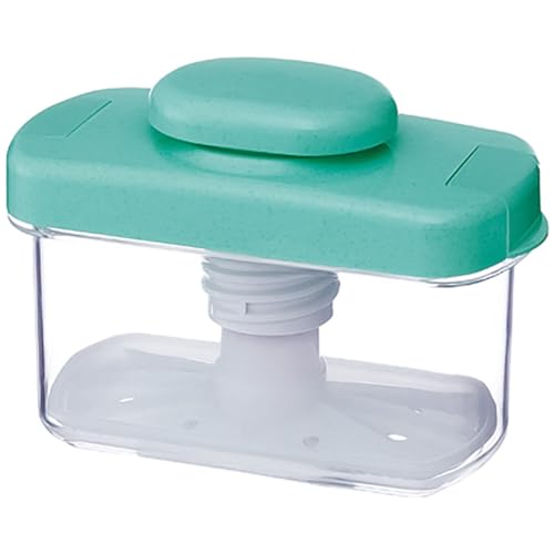 Instant Pickle Maker Gemüsepresse Tsukemono Behälter, rechteckig, hergestellt in Japan, BPA-frei (Grün 0,8 l) von TIKUSAN