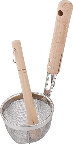 TIKUSAN Miso Sieb und Stößel Miso Dissolver Misokoshi Edelstahl mit Holzstößel für die Herstellung von Miso-Suppe, hergestellt in Japan, kleine Größe TIKUSAN Miso Sieb und Stößel Miso Dissolver Misokoshi Edelstahl mit Holzstößel für die Herstellung von Miso-Suppe, hergestellt in Japan, kleine Größe von TIKUSAN