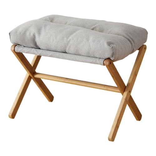 Fußstütze Schreibtisch Fußstütze Samt Fußstütze Kleine Fußstütze Fußstütze Tragbare Fußstütze Hoher Hocker Gepolsterter Hocker Sitzhocker Sofa Fußstütze für Schlafzimmer Wohnzimmer Friseur von TILEZE