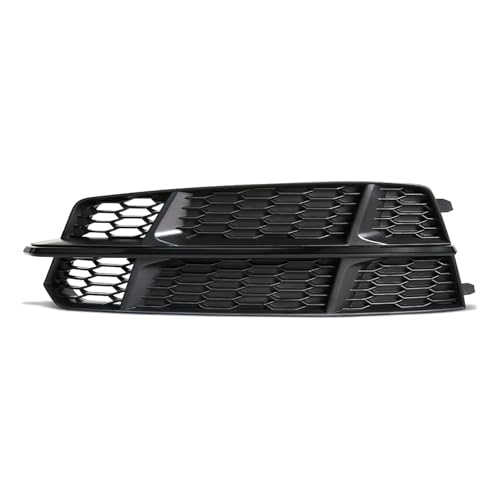 TILIEINE Front- & Kühlergrille 2 stücke Auto Vorderen Stoßfänger Licht Abdeckung Fit Für Audi A6 C7 A6L S-Linie 2015 2016 2017 2018 Hex Grill 4G0807681AN Kühlergrills(Black Left) von TILIEINE