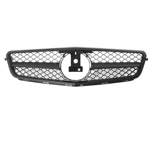 TILIEINE Front- & Kühlergrille Frontgrill Grill Tuning Passend für Mercedes Benz C-Klasse W204 2007-2014 C180 C200 C250 C300 AMG GT Diamond Style Kühlergrills(AM Matte Black) von TILIEINE