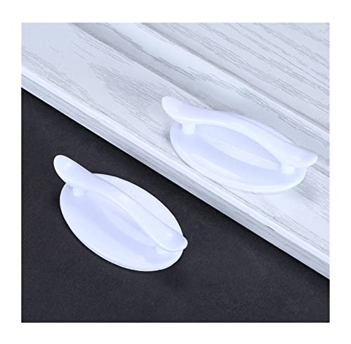 TILIEINE Griffstangen Wannengriff 1 Stück Set von selbstklebenden Möbeltürgriffe freie perforierte Schrankschublade Kühlschrank Fenster Hilfsgriff(White) von TILIEINE