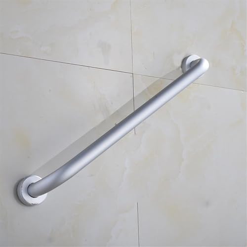 TILIEINE Griffstangen Wannengriff 30-50 cm Aluminiumlegierung Badewanne Badezimmer Handlauf Griff Ältere Kindertoilette Handlauf Handtuchständer(Silver,40cm) von TILIEINE