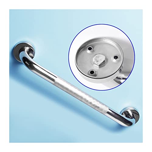TILIEINE Griffstangen Wannengriff 304 Edelstahl Dusche Halter Riegel rutschfeste Griff Stützschiene Wand Hanging Handtuchhalter Badezimmer Badewanne(30cm) von TILIEINE