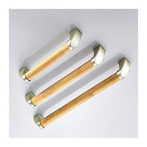 TILIEINE Griffstangen Wannengriff 34/44 / 54 cm Massivholz Badezimmer Handlauf for ältere behinderte rutschfeste Griff Handlauf Badezimmerhalterung(34cm) von TILIEINE