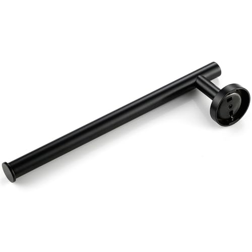 TILIEINE Griffstangen Wannengriff Anzug schwarz Regalpapier Handtuchhalter Badezimmer Zubehör Robe Haken Handtuch Bar Rack Rad Badezimmer Hardware(MB-Towel Ring) von TILIEINE