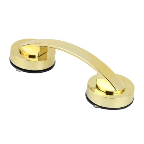 TILIEINE Griffstangen Wannengriff Behinderte Duschgriff Ältere Badezimmer Balance Bar Safety Saugnapf Handlauf rutschfeste Griff Bar(Gold) von TILIEINE
