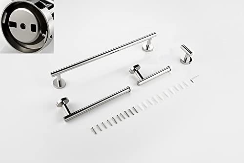 TILIEINE Griffstangen Wannengriff Edelstahl Haken Handtuch Bar Rackstange Badezimmer Hardware Rack Papier Handtuch Rack Badezimmer Zubehör(PC-Paper Holder) von TILIEINE