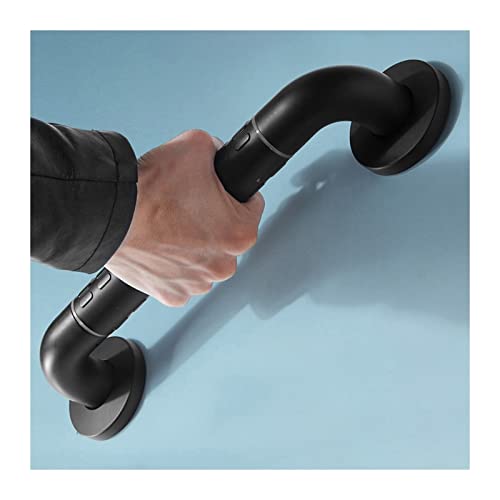 TILIEINE Griffstangen Wannengriff Edelstahl-Schutzschienen Badezimmer-Handläufe mit leuchtenden runden Toilettenhalterungen Balance Handläufe for ältere Menschen(L-58cm) von TILIEINE