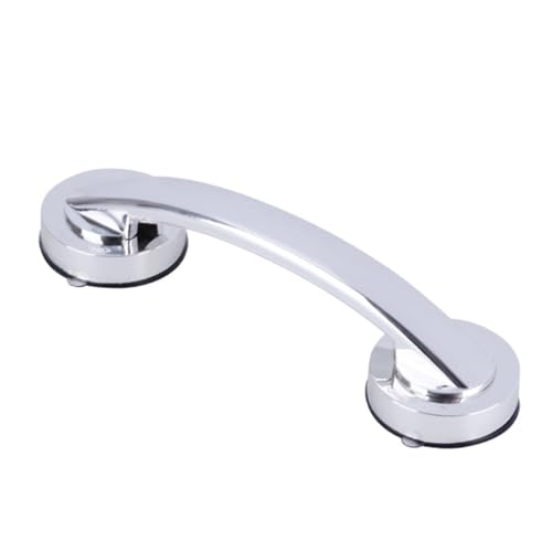 TILIEINE Griffstangen Wannengriff Safety Saugnäpfe Duschgriffe for das behinderte ältere Badezimmer Balance Bars Handläufe rutschfeste Griff Bars(Silver) von TILIEINE