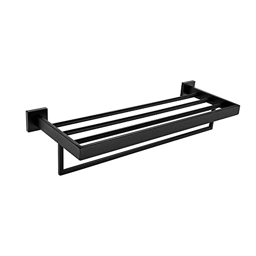 TILIEINE Griffstangen Wannengriff Schwarz langlebiges Badezimmer WC-Zubehör Toilettenpapierhalter Wandhaken Handtuchhalter Küchenaufbewahrungsständer(Bathrobe Rack) von TILIEINE