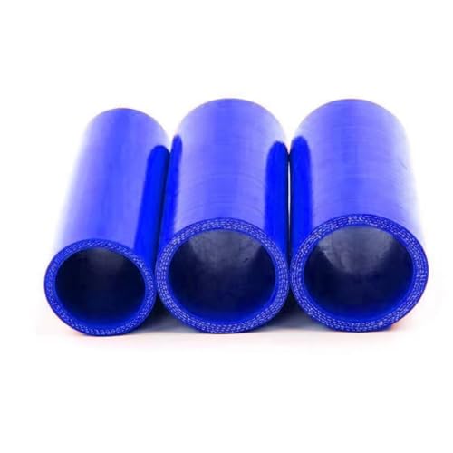 TILIEINE Gummi Schlauch ID16-60mm Silikonschlauch Gerader Anschluss Auto Ladeluftkühler Rohr Turbo Ansaugrohr Mechanik Koppler Kühlerschlauch(Black,600MM_ID48MM) von TILIEINE