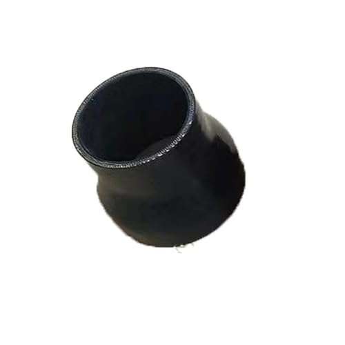TILIEINE Gummi Schlauch Universal Gerade Silikon Minderer Schlauch Ladeluftkühler Turbo Ansaugrohr Koppler Schlauch Rot Schwarz Blau Kühlerschlauch(Black,ID76-89mm) von TILIEINE