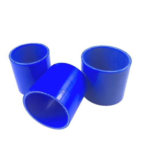 TILIEINE Gummi Schlauch Universal Silikon Turbo Ansaugschlauch 38mm 51mm 57mm 63mm 70mm 76mm 89mm 102mm Ellenbogen Rohr Ladeluftkühler Koppler Rohr Kühlerschlauch(83mm Blue) von TILIEINE