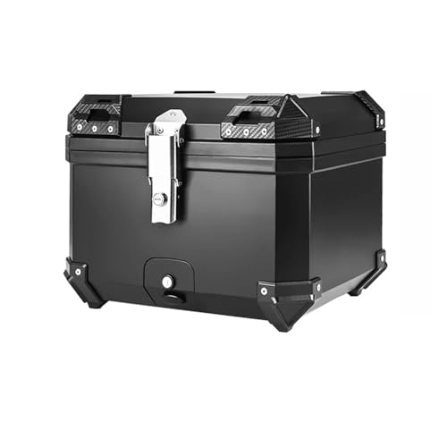 TILIEINE Helmkoffer für 45L Motorrad Helm Box Top Schwanz Hinten Gepäck Lagerung Werkzeug Fällen Schloss Fit Für BMW R1200GS R1250GS R1200GS R1200GS LC ADV Motorrad Box(45L Black Box) von TILIEINE