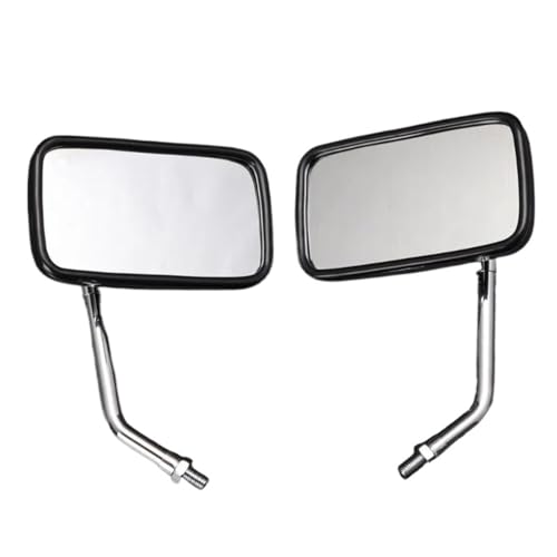 TILIEINE Motorrad Spiegel Set Motorrad Rückspiegel Motorrad Modifizierter quadratischer Rückspiegel für den Lenker, passend für Honda Shadow VT VT1100 VT750 VT600 VF750 Magna 750 ATV von TILIEINE