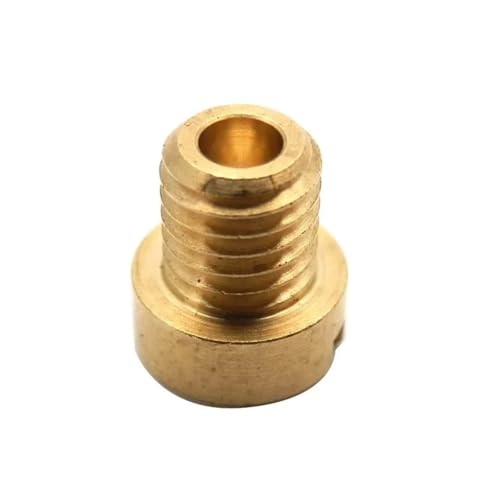 TILIEINE Motorrad Vergaser Vergaser-Umbauteile 10 Stück Vergaser-Hauptdüsen M6 M5 6 mm 5 mm Gewinde für DellOrto BGM Motoforce Vergaser-Einspritzdüsen Größe 50–200(50-72 (M6)) von TILIEINE