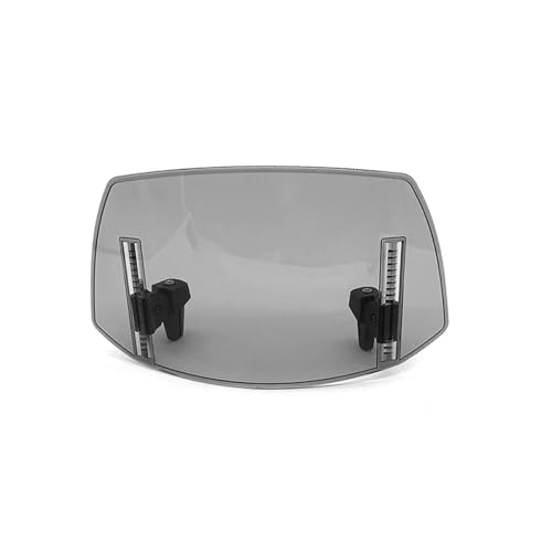 TILIEINE Stoßstange Motorrad Zubehör Fit Für Zontes 350-T2 T350 T350X T310 703F Motorrad Risen Clip Windschutzscheibe Windschutzscheibe Verlängerung Spoiler Air Deflektor(Gray) von TILIEINE