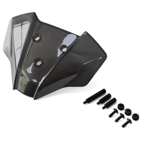TILIEINE Windschutzscheibe Luftabweiser Für 1290 SuperDuke R/RR/EVO Windschutzscheibe Fliegengitter Für 1290 Super Duke R 2020 2021 2022 2023 2024 Motor Schutz(A Dark Gray) von TILIEINE