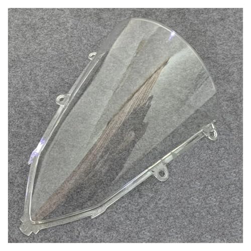 TILIEINE Windschutzscheibe Luftabweiser Für Honda CBR650R CBR 650R 2019 2020 2021 2022 2023 2024 Double Bubble Windschutz Bildschirm Windabweiser Bildschirm(Gray) von TILIEINE
