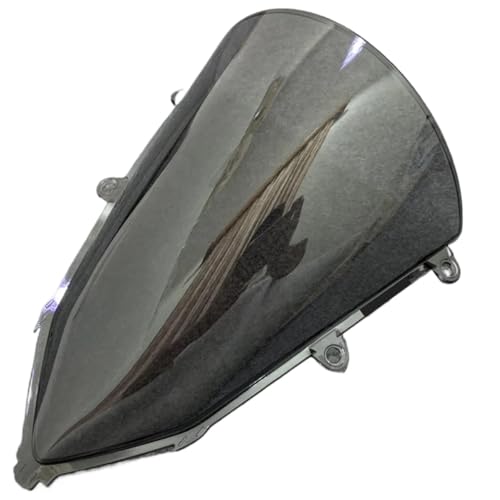 TILIEINE Windschutzscheibe Luftabweiser Für Honda CBR650R CBR 650R 2019 2020 2021 2022 2023 2024 Double Bubble Windschutz Bildschirm Windabweiser Bildschirm(Transparent) von TILIEINE