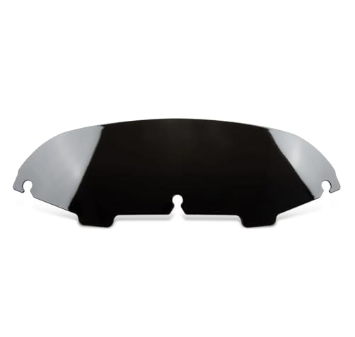 TILIEINE Windschutzscheibe Luftabweiser Motorrad 4,5 "Welle Windschutzscheibe Wind Für Harley Touring Street Glide Electra FLHTCU Ultra FLHTK Tri Glide 1997-2013 von TILIEINE