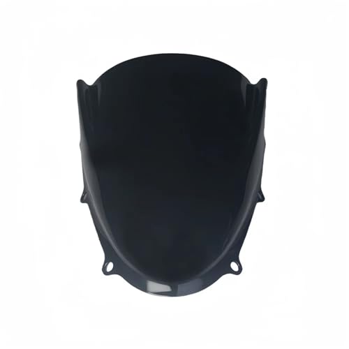 TILIEINE Windschutzscheibe Luftabweiser Motorrad Protector Touring Fliegengitter Double Bubble Windabweiser Für Suzuki GSX R125 R150 GSXR 125 150 2017-2021(Black) von TILIEINE