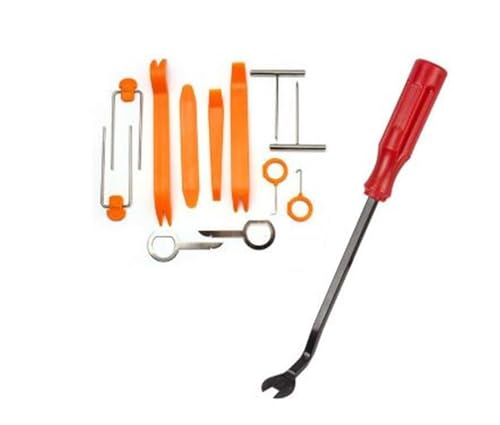 Werkzeugsatz Mechanik-Set 4 Stück Hartplastik Auto Autoradio Panel Innentür Clip Panel Trim Armaturenbrett Entfernung(Yellow) von TILIEINE