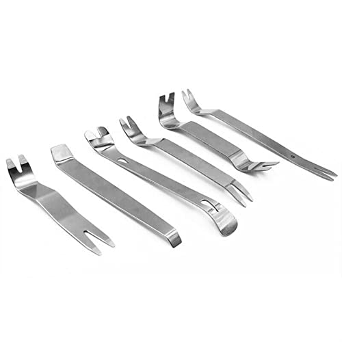 Werkzeugsatz Mechanik-Set 6 STÜCKE Kit Armaturenbrett Audio Radio Innenreparatur Entfernungswerkzeug Metall Silber Farbe von TILIEINE