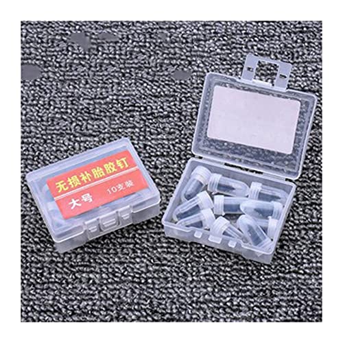 Werkzeugsatz Mechanik-Set Auto Scooter Rubber Tubeless Reifenreparatur-Werkzeug-Set kleberfreier Reparatur-Reifen-Folien-Nagel(Large size 20PCS) von TILIEINE