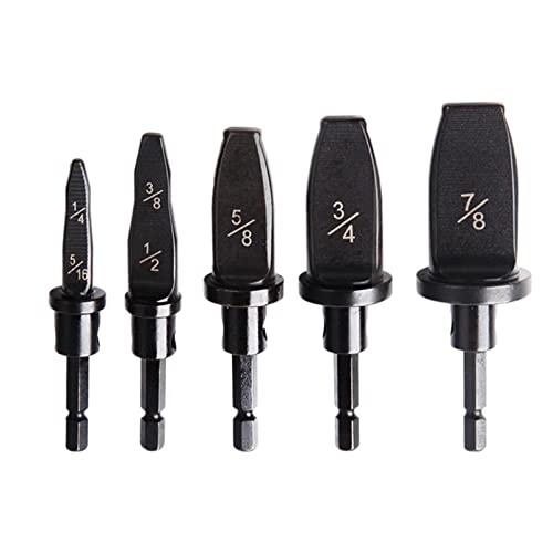 Werkzeugsatz Mechanik-Set Bördelwerkzeug-Bit-Set Rohrexpander Klimaanlage Kühlschrank Kupferrohr-Stauchwerkzeug(Red Silver Tone) von TILIEINE