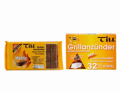 Grillanzünder Kaminanzünder Anzünder Grill 24 Würfel von TILL