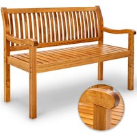 Gartenbank Holz Parkbank Massiv Sitzbank Garten Gartenmöbel 2-3 Personen - Tillvex von TILLVEX