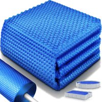 Premium Pool Solarabdeckplane 400 µm Rund 366 cm Solarfolie Wärmeplane zuschneidbar Solarplane Solarabdeckung Poolheizung Poolsolarplane für von TILLVEX