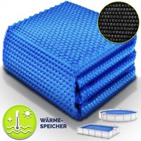 Premium Pool Solarabdeckplane 400 µm Rund 400 cm Solarfolie Wärmeplane zuschneidbar Solarplane Solarabdeckung Poolheizung Poolsolarplane für von TILLVEX