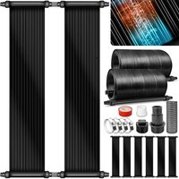 Pool Solarkollektor Set 76 x 300 cm Solarheizung umweltfreundliches Erhitzen Poolheizung Komplettset Solarmatte Sonnenkollektor für Warmwasser von TILLVEX